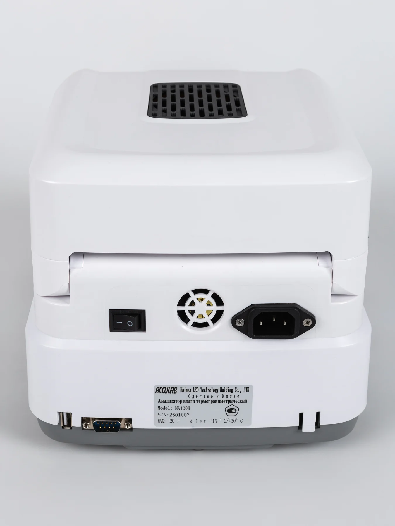 Задняя панель Acculab FS-120A